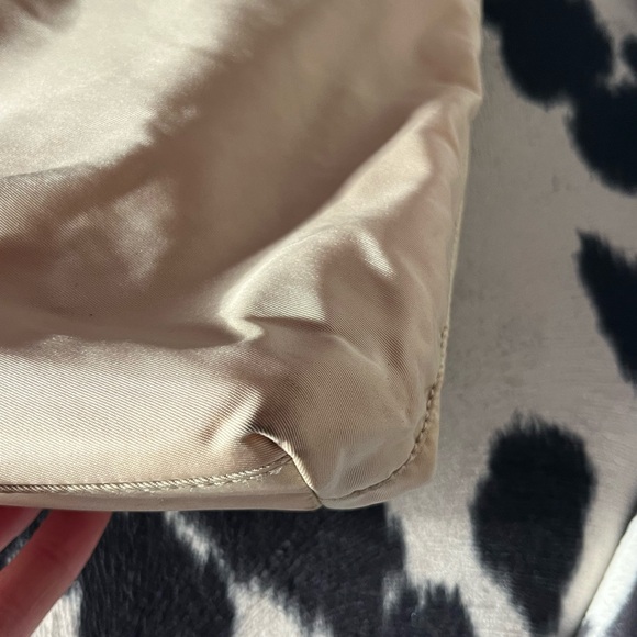 Prada Cream Nylon Shoulder Bag - Picture 8 of 16
